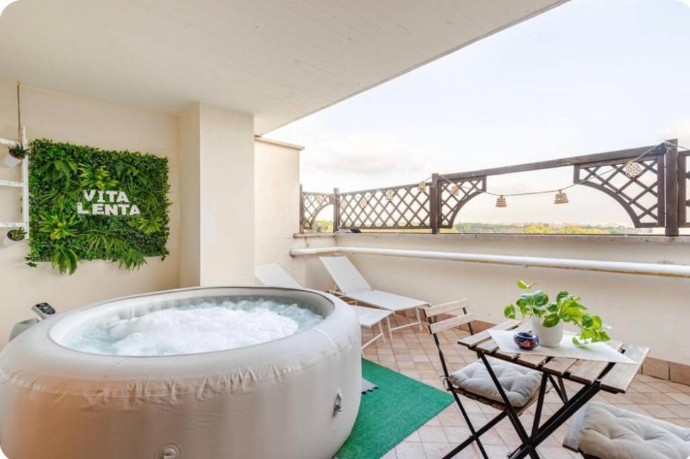 Vita Lenta Terrazza Roma Garbatella Exterior foto